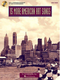 15 More American Art Songs (Low Voice) (noty na zpěv, klavír) (+audio)