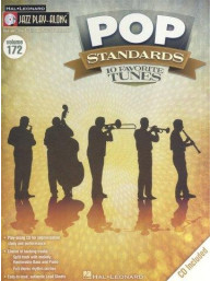 Jazz Play-Along 172: Pop Standards - 10 Favorite Tunes (noty na nástroje C, Eb, Bb, basového klíče) (+audio)