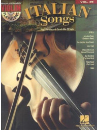 Violin Play-Along 39: Italian Songs (noty na housle) (+audio)