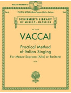 Practical Method Of Italian Singing: For Mezzo-Soprano (Alto) Or Baritone (noty na zpěv) (+audio)