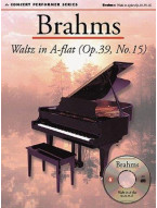 Brahms: Waltz In A Flat, Op.39, No.15 / Valčík (noty na sólo klavír)(+audio)