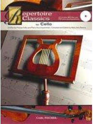 Repertoire Classics For Cello (noty na violoncello, klavír) (+audio)
