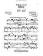 P.I. Tchaikovsky (Čajkovskij): The Seasons Op.37bis (Roční období) (noty na sólo klavír) (+audio)