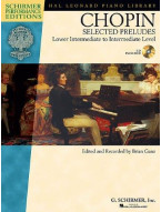 Frederic Chopin: Selected Preludes - Piano (noty na sólo klavír) (+audio)