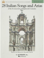 28 Italian Songs And Arias Of The 17th And 18th Centuries - Medium Low Voice (noty na zpěv) (+audio)