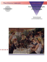 Favorite French Art Songs (Low Voice) (noty na zpěv) (+audio)