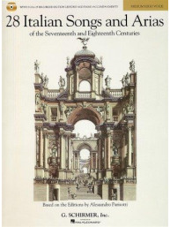 28 Italian Songs And Arias Of The 17th And 18th Centuries - Medium High Voice (noty na zpěv) (+audio)