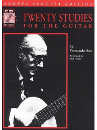 Fernando Sor: Twenty Studies For Guitar (noty na kytaru) (+audio)