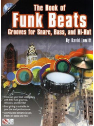 David Lewitt: The Book Of Funk Beats (noty na bicí) (+audio)