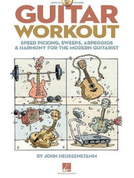 John Heussenstamm: Guitar Workout - Speed Picking, Sweeps, Arpeggios And Harmony For The Modern Guitarist (noty, tabulatury na kytaru) (+audio)