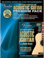 Fender Presents: Getting Started On Acoustic Guitar – Premium Pack (noty na kytaru) (+CD & DVD)