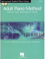 Hal Leonard Adult Piano Method: Lessons, Solos, Technique & Theory Book 2 (noty na sólo klavír) (+audio)