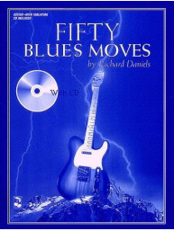 Richard Daniels: Fifty Blues Moves (noty, tabulatury na kytaru) (+audio)