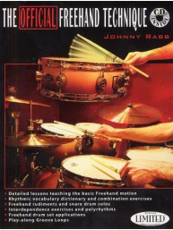 Johnny Rabb: The Official Freehand Technique (noty na bicí) (+audio)