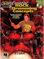 Essential Rock Drumming Concepts: An Encyclopedia Of Progressive Rhythmic Techniques (noty na bicí) (+audio)