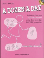 Edna Mae Burnam: A Dozen a Day Mini Book (noty na sólo klavír) (+audio)