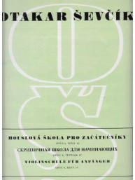 Otakar Ševčík: Houslová škola pro začátečníky op. 6, sešit 4
