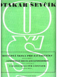 Otakar Ševčík: Houslová škola pro začátečníky op. 6, sešit 1
