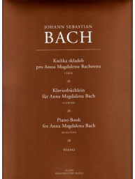 Johann Sebastian Bach: Knížka skladeb pro Annu Magdalenu Bachovou (noty, klavír sólo)