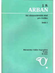 Jean-Baptiste Arban: Sto elementárních etud, sešit I: 1-50 (noty, trubka sólo)