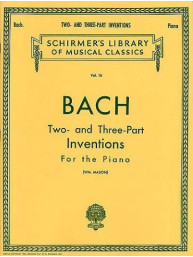 J.S. Bach: Two And Three-Part Inventions (W. Mason) (noty na sólo klavír)
