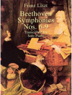 Liszt: Beethoven Symphonies Nos 6-9 For Solo Piano (noty na sólo klavír)