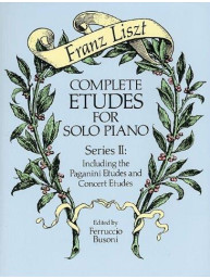 Franz Liszt: Complete Etudes For Solo Piano Series II (noty na sólo klavír)