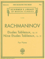 Sergei Rachmaninov: Etudes Tableaux Op.33 And Nine Etudes Tableaux Op.39 (noty na sólo klavír)