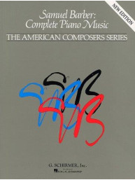 Samuel Barber: Complete Piano Music (noty na sólo klavír)