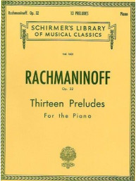 Sergei Rachmaninov: Thirteen Preludes For Piano Op.32 (noty na sólo klavír)