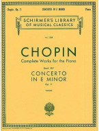 Frederic Chopin: Piano Concerto No.1 In E Minor Op.11 (noty na sólo klavír)