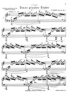 Frederic Chopin: Etudes noty na sólo klavír)