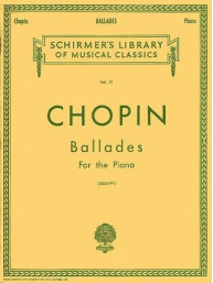 Frederic Chopin: Ballades (noty na sólo klavír)
