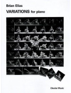 Brian Elias: Variations For Piano (noty na sólo klavír)