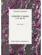 Federico Mompou: Cancion Y Danza I, II, III, IV (noty na sólo klavír)