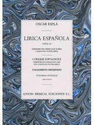 Espla Lirica Espanola Vol.2 Tonadas Antiguas Piano (noty na sólo klavír)