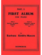 Barbara Kirkby-Mason: First Album For Piano Part 3 (noty na sólo klavír)