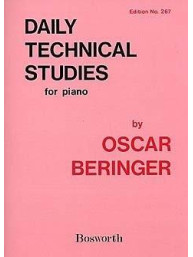 Oscar Beringer: Daily Technical Studies For Piano (noty na sólo klavír)
