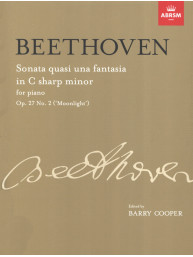 Ludwig Van Beethoven: Sonata No.14 In C# Minor Op.27 No.2 'Moonlight' (noty na sólo klavír)