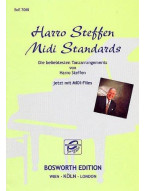 Harro Steffen: Middi Standards (noty na sólo klavír) (+floppy disk)