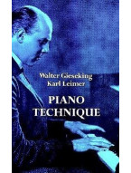 Walter Gieseking/Karl Leimer: Piano Technique (noty na sólo klavír)