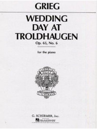 Edvard Grieg: Wedding Day At Troldhaugen (noty na sólo klavír)