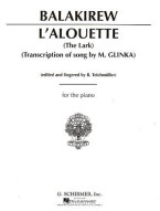 Mily Alexeyevich Balakirev: L'Alouette (The Lark) (noty na sólo klavír)