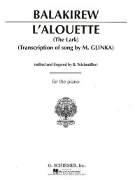 Mily Alexeyevich Balakirev: L'Alouette (The Lark) (noty na sólo klavír)