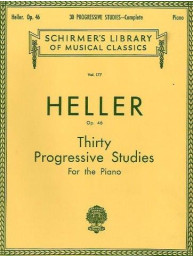 Stephen Heller: 30 Progressive Studies Op.46 (Complete) (noty na sólo klavír)