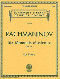 Sergei Rachmaninov: Six Moments Musicaux Op.16 (noty na sólo klavír)