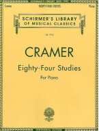 Johann Cramer: 84 Studies For Piano (noty na sólo klavír)