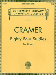 Johann Cramer: 84 Studies For Piano (noty na sólo klavír)