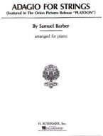 Samuel Barber: Adagio For Strings (noty na sólo klavír)