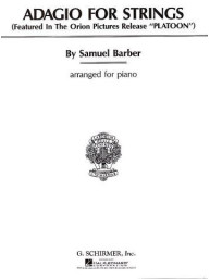 Samuel Barber: Adagio For Strings (noty na sólo klavír)